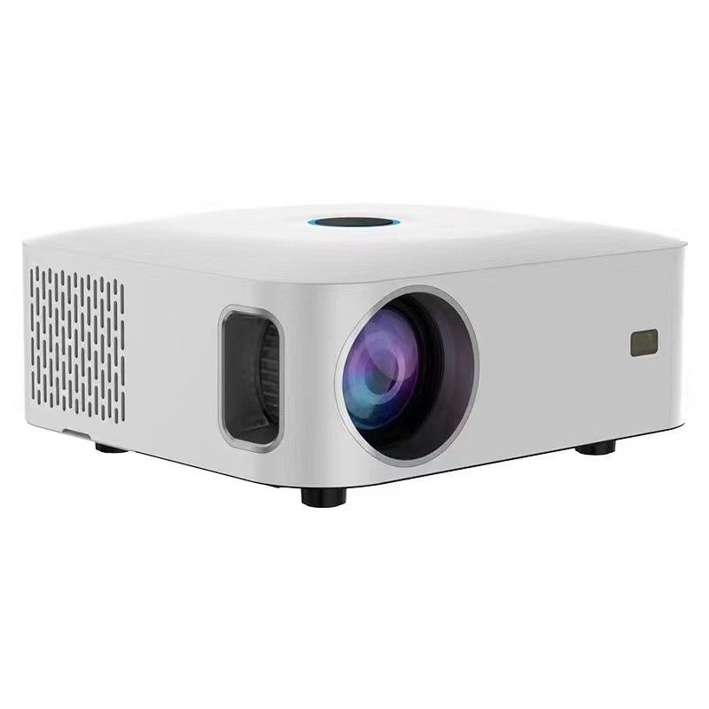 Proyector inteligente portátil de 200W de 5,0 pulgadas de pantalla LCD, proyector pequeño de cine en casa ligero