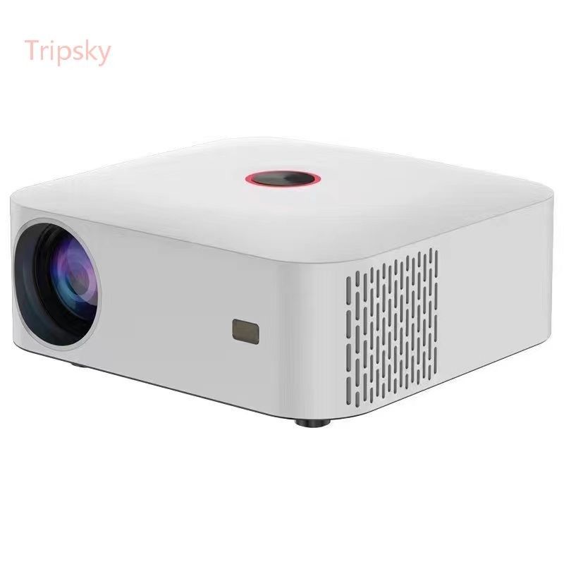 5.0 pulgadas de pantalla LCD duradera 200W portátil de peso ligero cine en casa Mini Smart Proyector