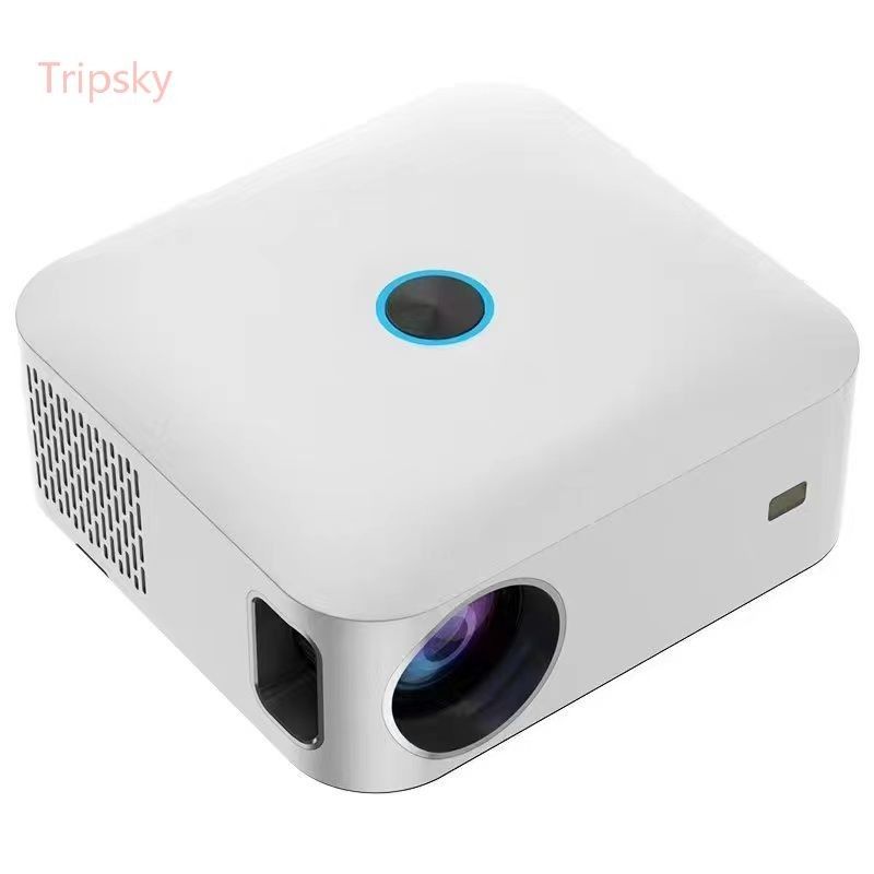 5.0 pulgadas de pantalla LCD duradera 200W portátil de peso ligero cine en casa Mini Smart Proyector